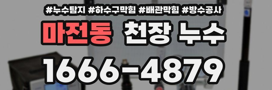 마전동 천장 누수