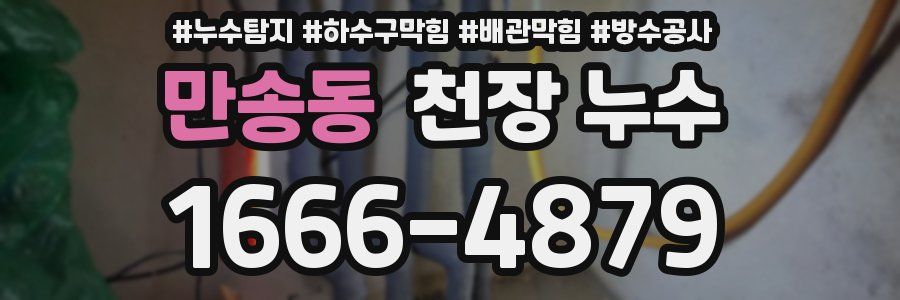 만송동 천장 누수