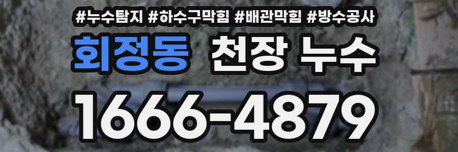 회정동 천장 누수
