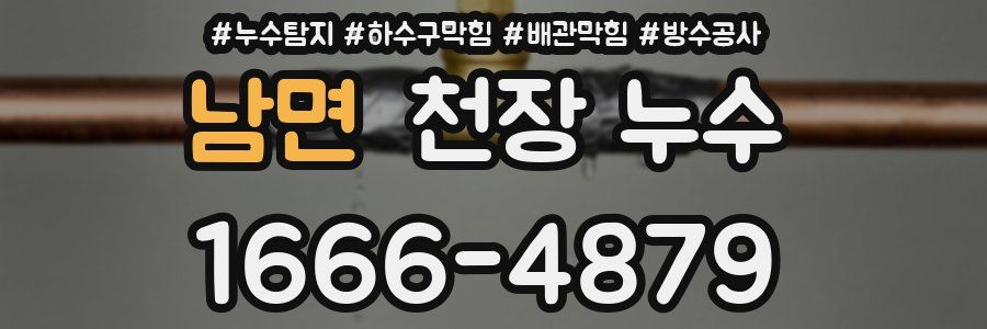남면 천장 누수