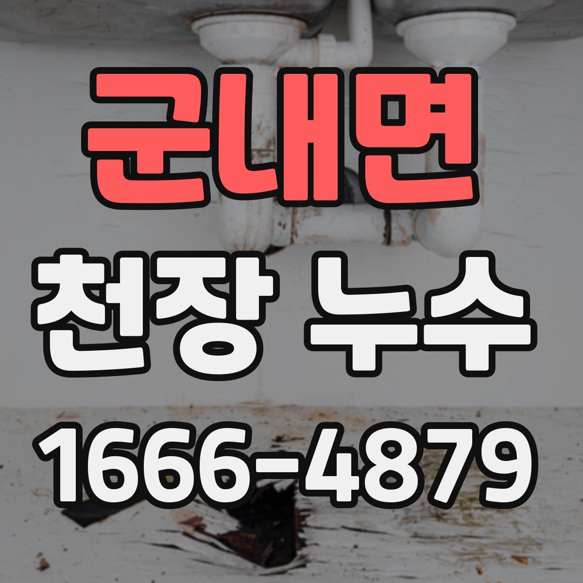 군내면 천장 누수