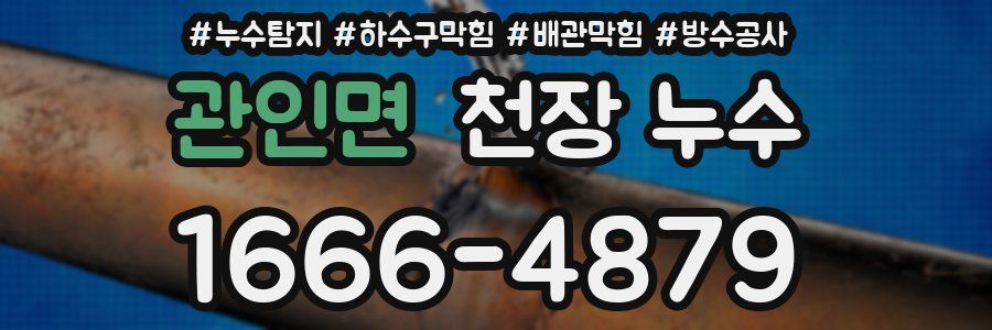 관인면 천장 누수
