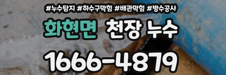 화현면 천장 누수