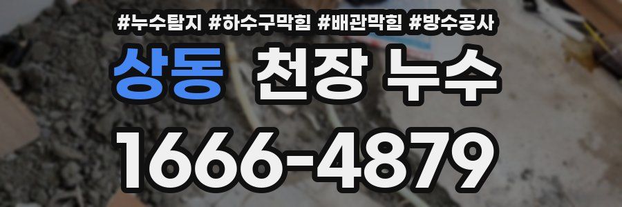 상동 천장 누수
