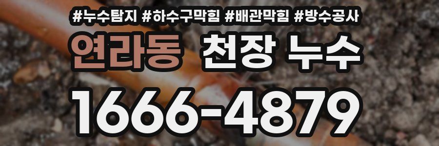 연라동 천장 누수
