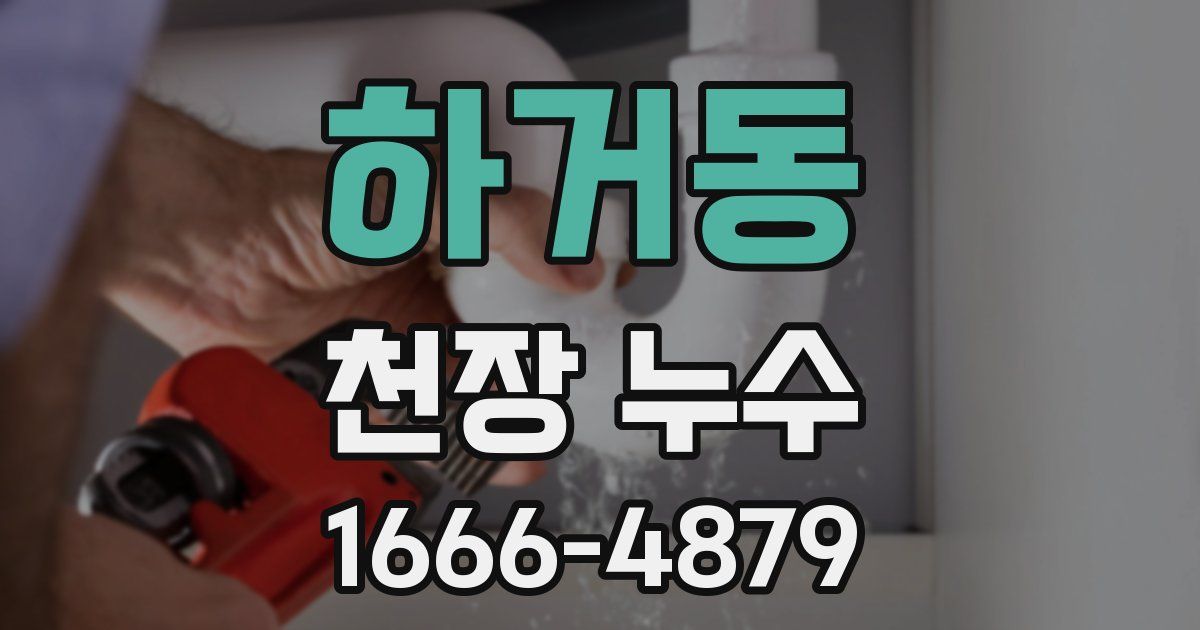 하거동 천장 누수
