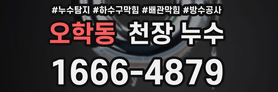 오학동 천장 누수