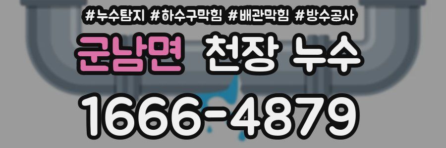 군남면 천장 누수
