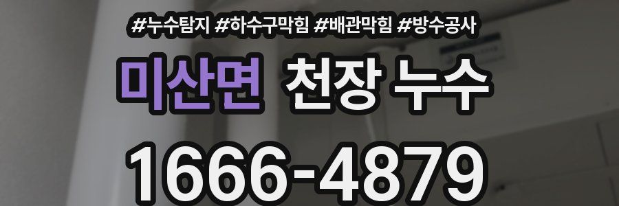 미산면 천장 누수