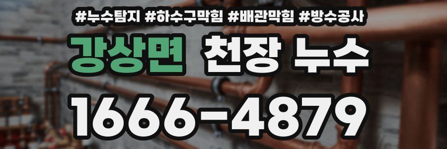 강상면 천장 누수