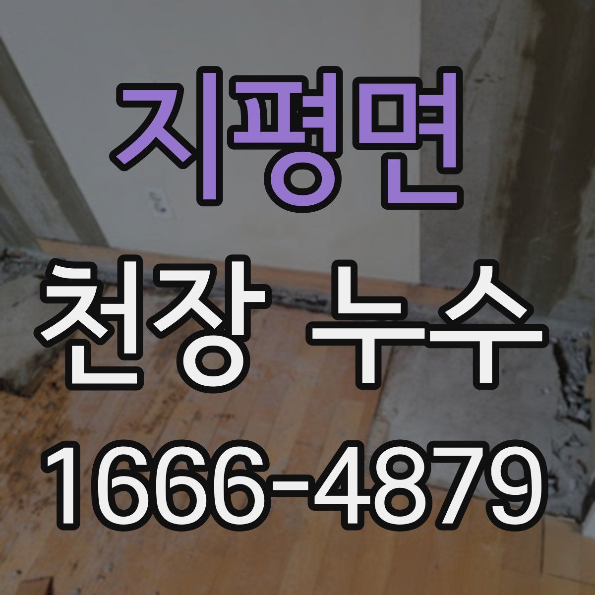 지평면 천장 누수