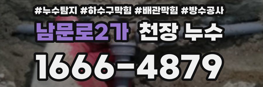 남문로2가 천장 누수