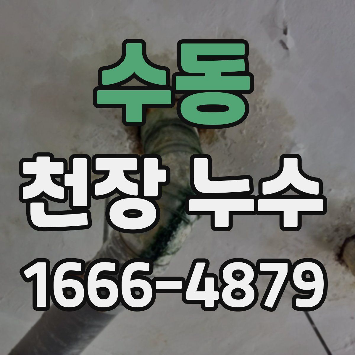 수동 천장 누수