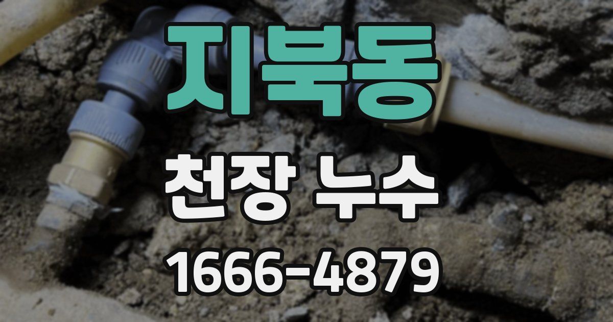 지북동 천장 누수