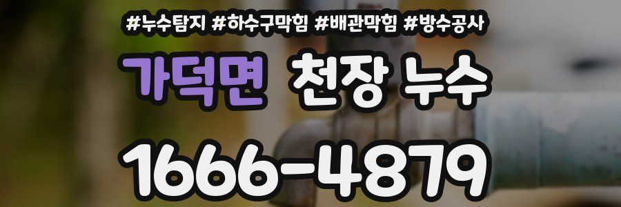 가덕면 천장 누수