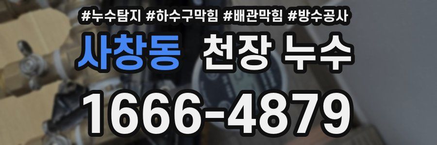 사창동 천장 누수