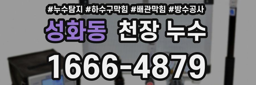 성화동 천장 누수