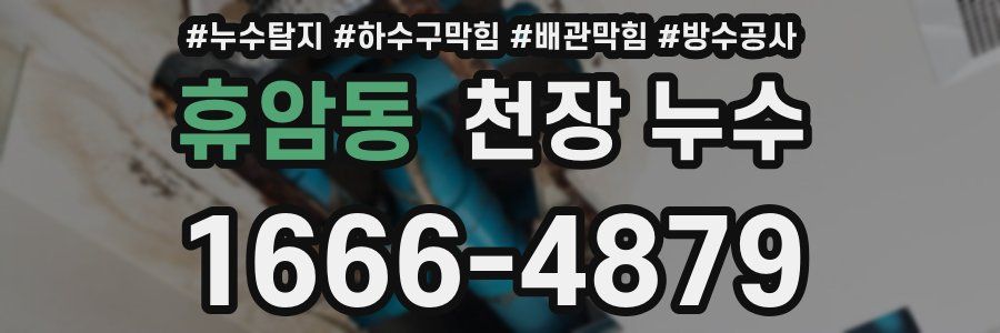 휴암동 천장 누수