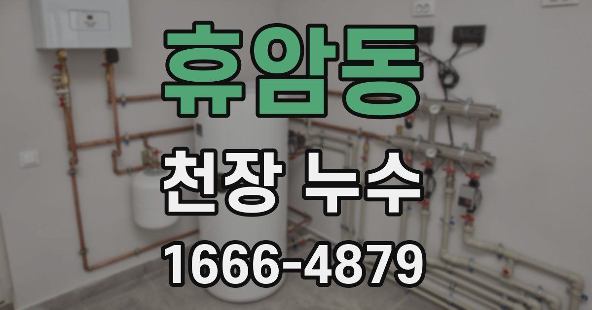 휴암동 천장 누수