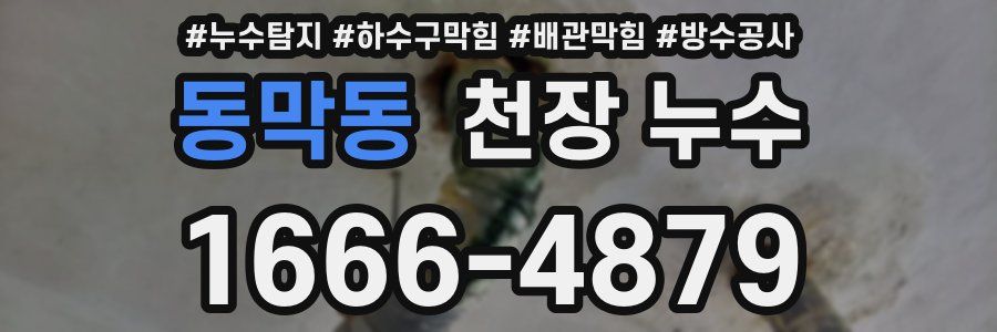 동막동 천장 누수