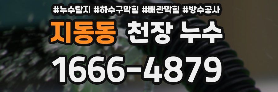 지동동 천장 누수