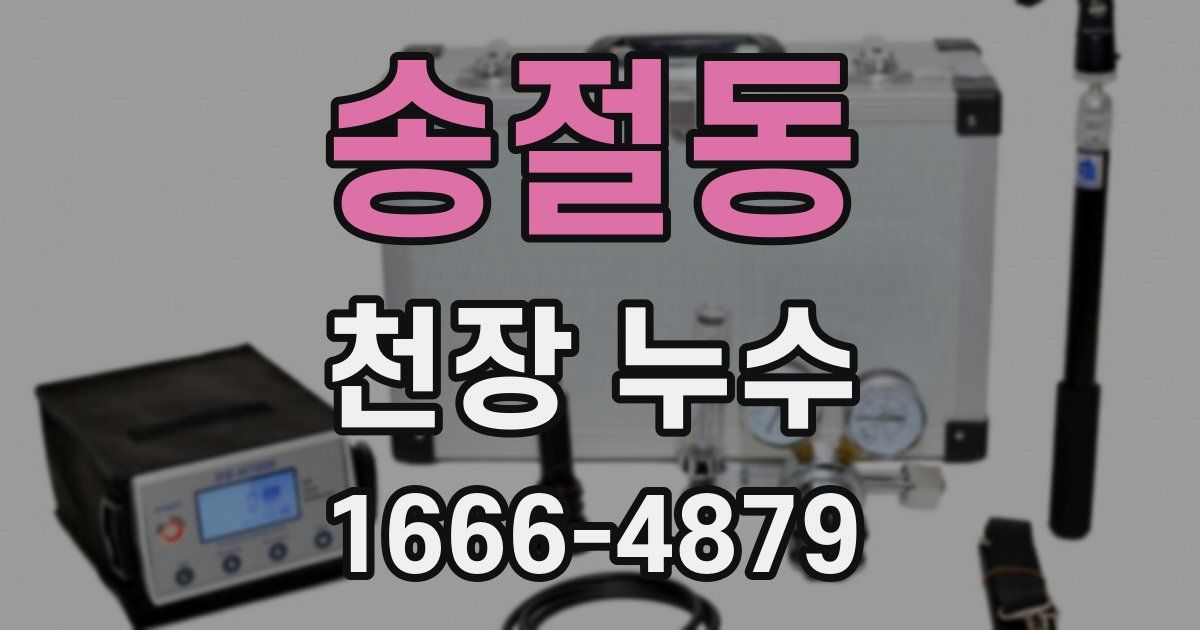 송절동 천장 누수