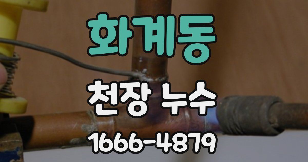 화계동 천장 누수