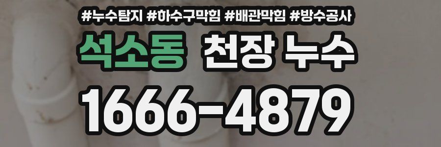 석소동 천장 누수