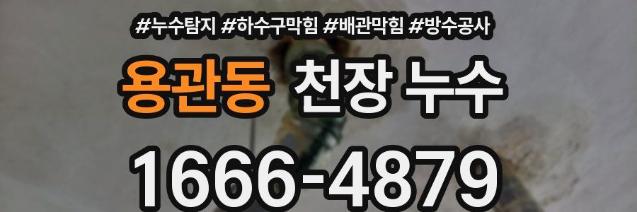용관동 천장 누수