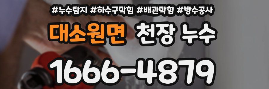 대소원면 천장 누수