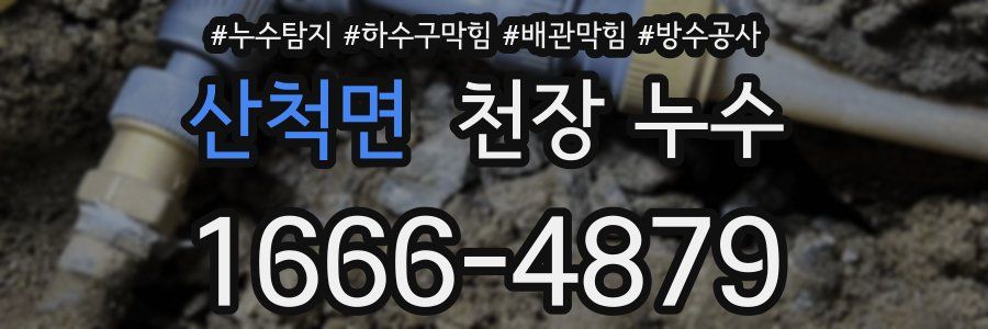 산척면 천장 누수