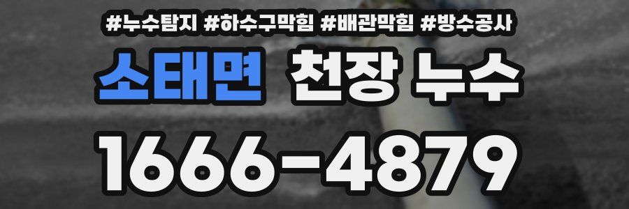 소태면 천장 누수