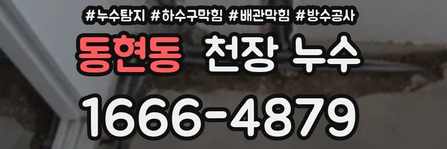 동현동 천장 누수