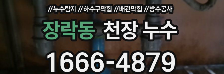 장락동 천장 누수