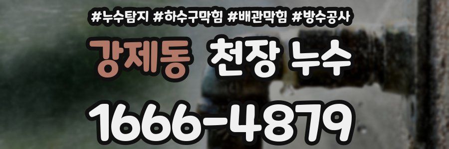 강제동 천장 누수