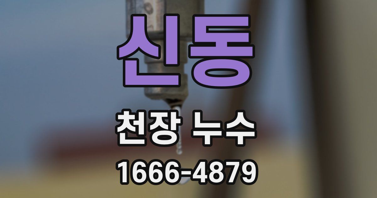 신동 천장 누수