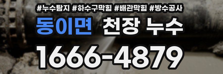 동이면 천장 누수