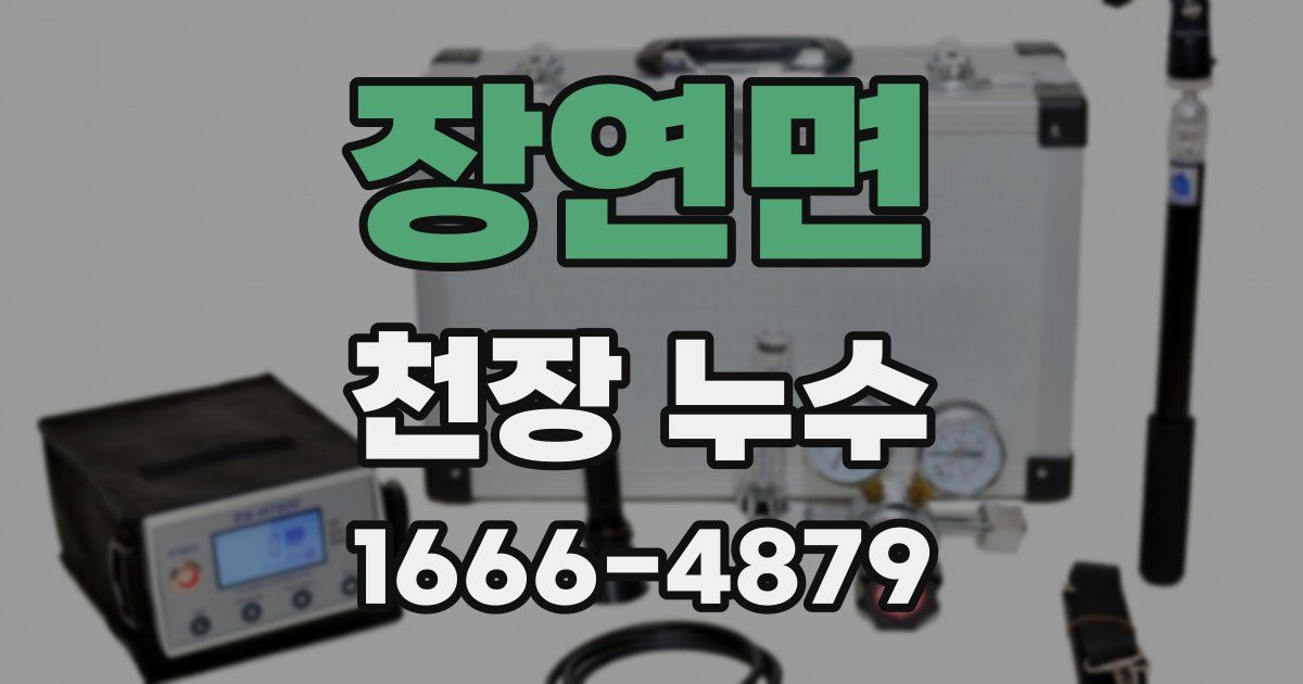 장연면 천장 누수