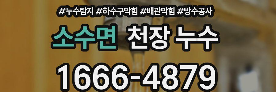 소수면 천장 누수