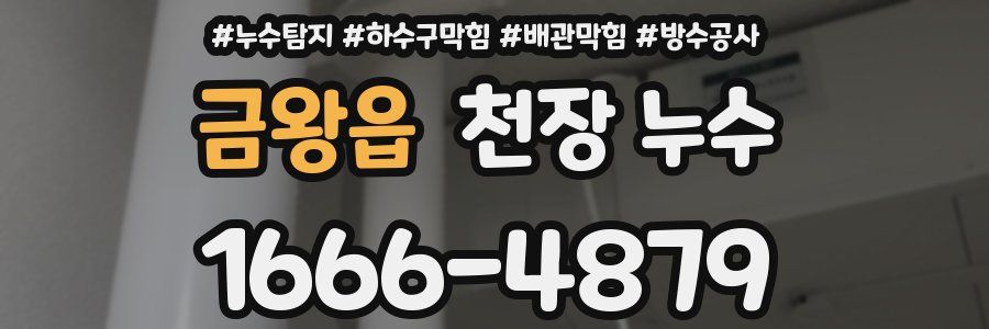 금왕읍 천장 누수