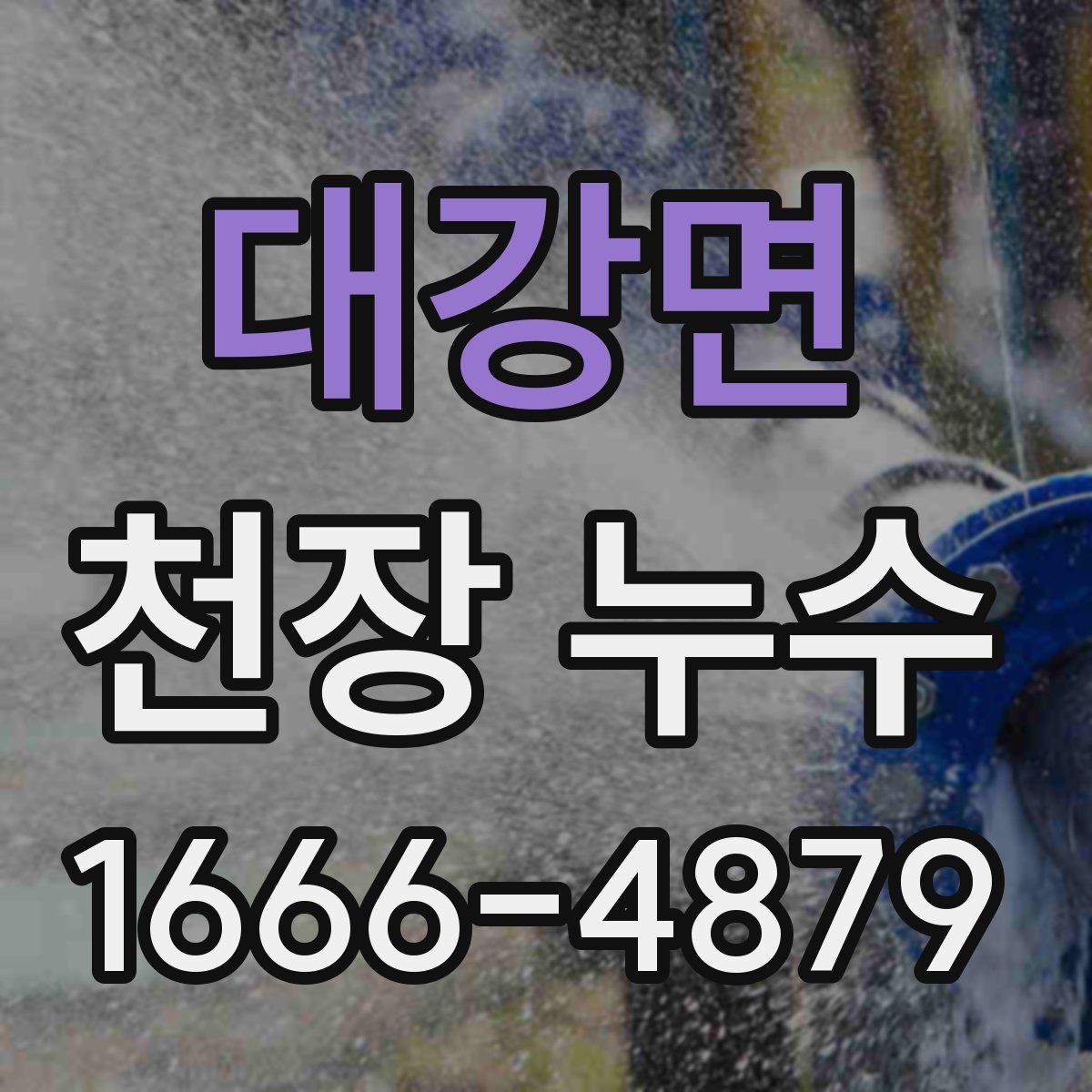 대강면 천장 누수