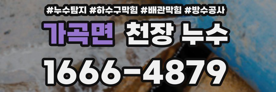 가곡면 천장 누수