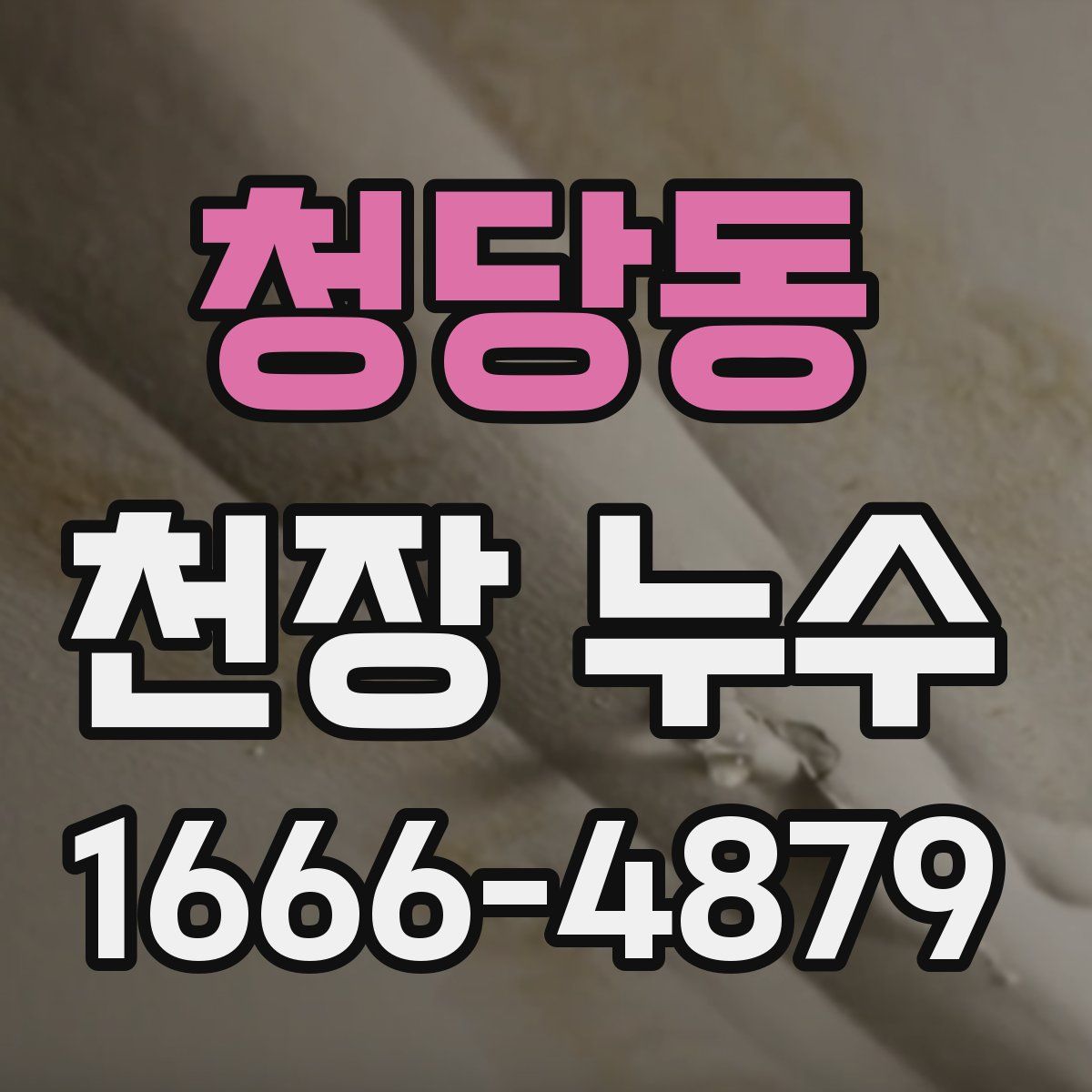 청당동 천장 누수
