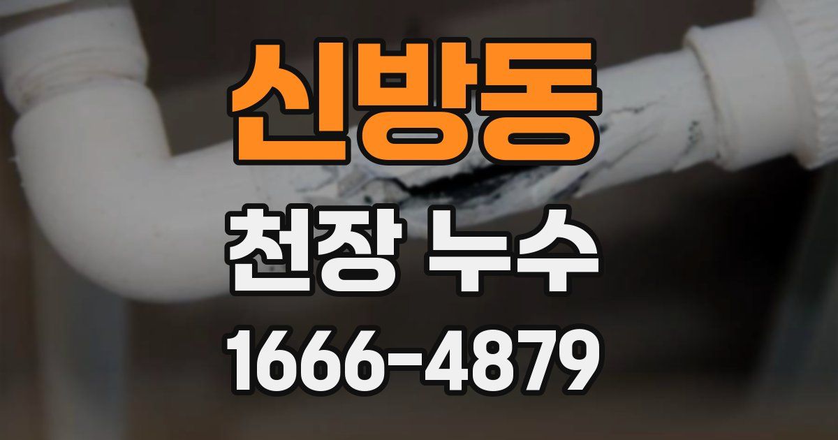 신방동 천장 누수
