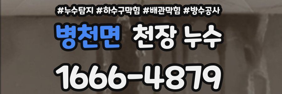 병천면 천장 누수