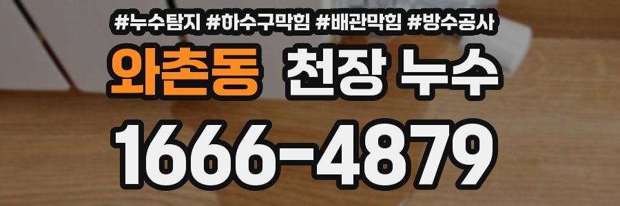 와촌동 천장 누수