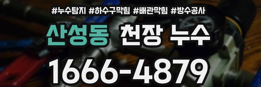 산성동 천장 누수