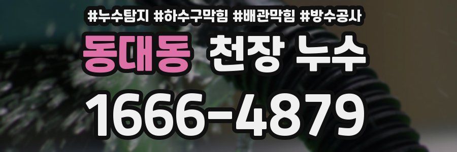 동대동 천장 누수