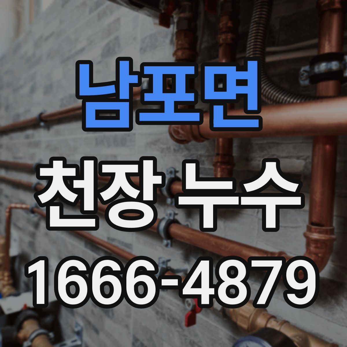남포면 천장 누수