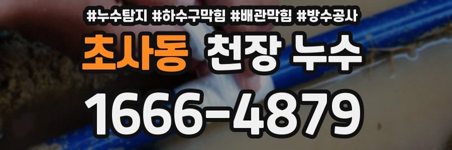 초사동 천장 누수